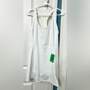 J. Crew CloudStretch White Fabric Tennis Dress